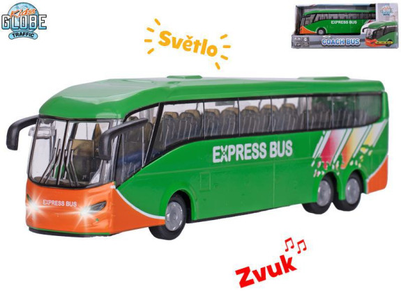 Autobus 18,5 cm spätný chod Kids Globe Traffic