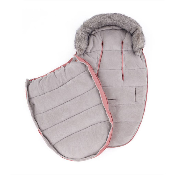 Set zimný fusak Comfy 4 v 1 + rukavice na kočík Furry Petite & Mars