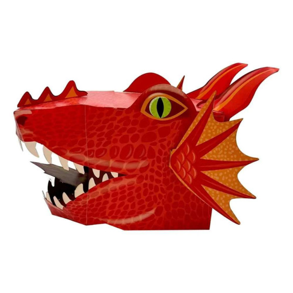 Kreatívna súprava 3D maska Červený drak Fiesta Crafts