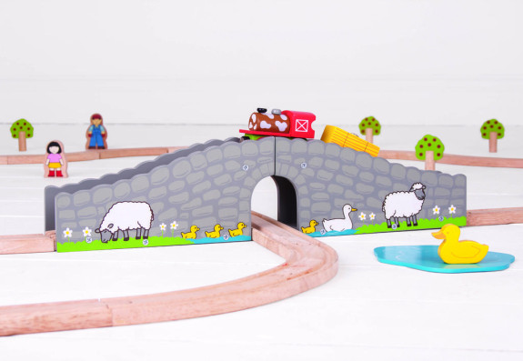 Farma most s tunelom Bigjigs Rail