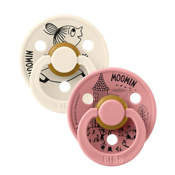 Cumlíky Moomin Colour kaučuk 6-18 m 2 ks Bibs