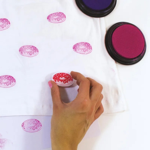Pečiatkovací vankúšik na textil Aladine Izink Textile