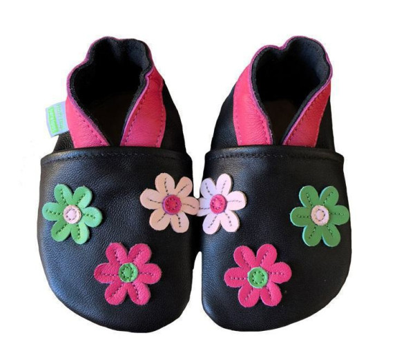 Kožené capáčky Barefoot Veľ. M (6-12 mes.) Hopi Hop