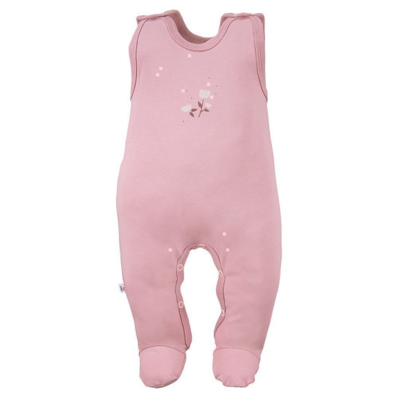 Dojčenské dupačky Petite ružové kvetinky Eevi