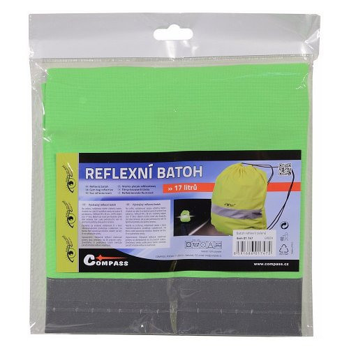 Batoh - vak reflexný S.O.R. zelený