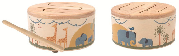 Drevený bubienok Safari 2Kids Toys