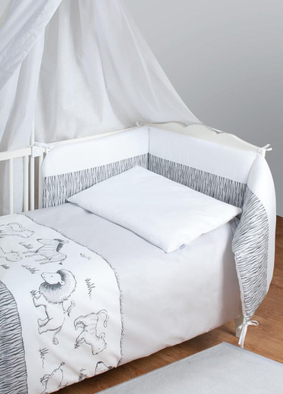 Dvojdielna sada posteľnej bielizne Bianco Safari BabyMatex