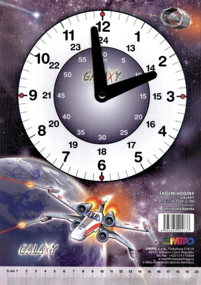 Školské hodiny Galaxy