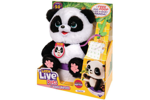 Panda s nočníkom Little Live Pets