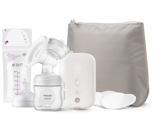 Odsávačka materského mlieka elektrická Premium nabíjacia SCF396/31 Philips Avent