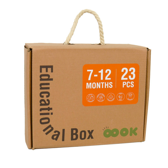 Edukačný box Mini 7–12 mesiacov 6 ks