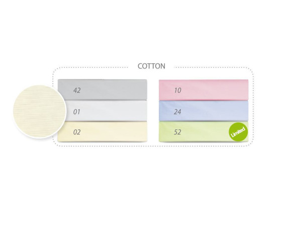 Bavlnená prestieradlo s gumou 60 x 120 cm Babymatex