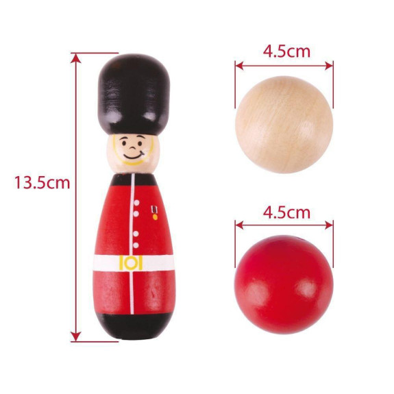 Kolky anglickí gardisti Bigjigs Toys