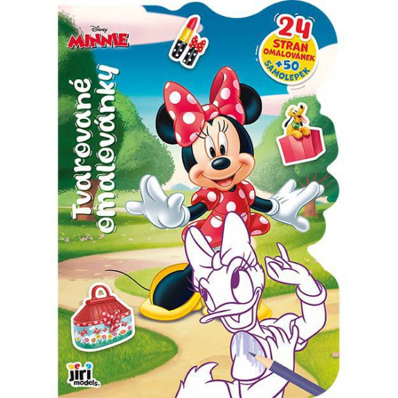 Tvarované omaľovánky Minnie
