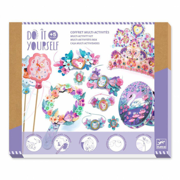 Veľká kreatívna sada - Pre princezné DIY Djeco