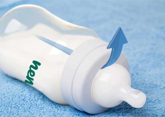 Fľaša dojčenská antikoliková 150 ml, 0 m+ Neno