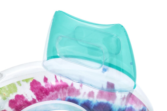 Nafukovací kruh/kreslo s úchytmi Tie Dye 118 x 117 cm Bestway