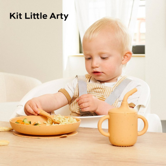 Silikónová jedálenská sada Grown-Up Meal Set Little Babymoov