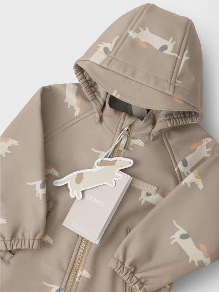 Softshellová kombinéza Lilo Beige Woof Leokid
