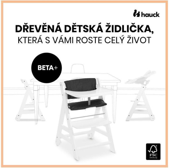 Drevená stolička Beta+ B Hauck