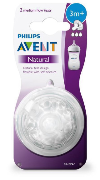 Náhradný cumlík Avent Natural