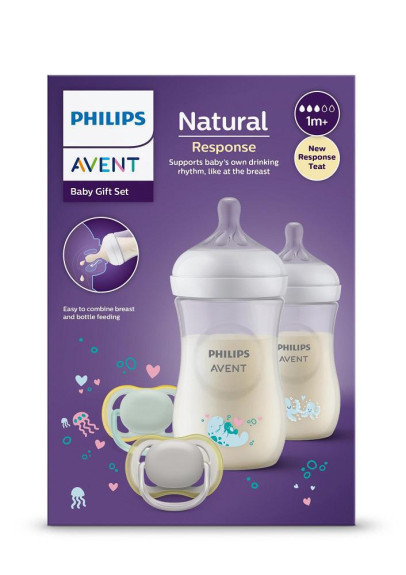 Novorodenecká štartovacia sada Natural Response SCD837/11 Philips Avent