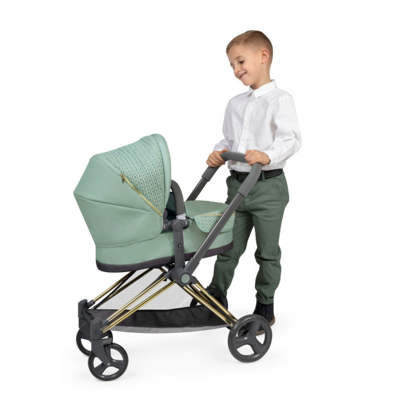 Skladací kočík pre bábiky 3 v 1 s taškou Capriccio 73 cm DeCuevas
