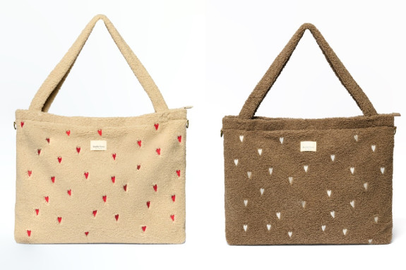 Teddy Hearts Diaper Bag - prebaľovacia taška Studio Noos
