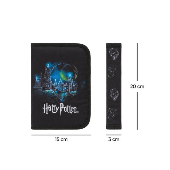 Školský peračník jednoposchodový Harry Potter Bradavice Lumos Baagl