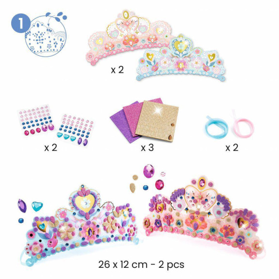 Veľká kreatívna sada - Pre princezné DIY Djeco