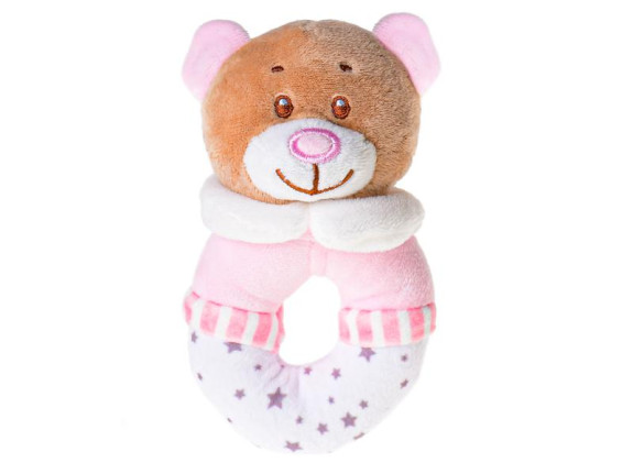 Hrkálka plyšový medvedík 13 cm 0m +
