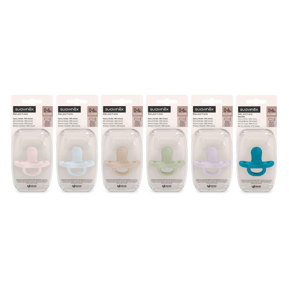 Cumlík fyziologický silikón 0-6 m SX PRO Colour Essence Suavinex