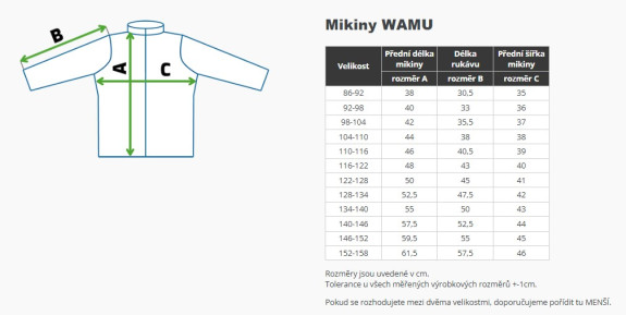 Fleecová mikina detská Dúhová mačka Wamu