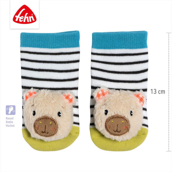 Hrkajúce ponožky capybara Baby Fehn
