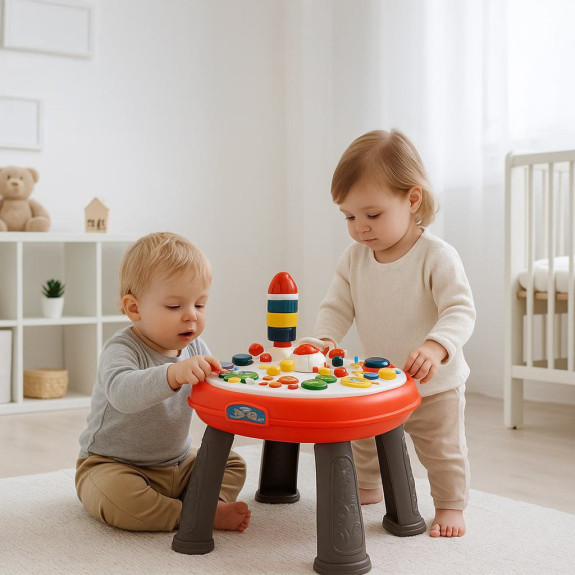 Interaktívny hrajúci hudobný stolček Baby Mix