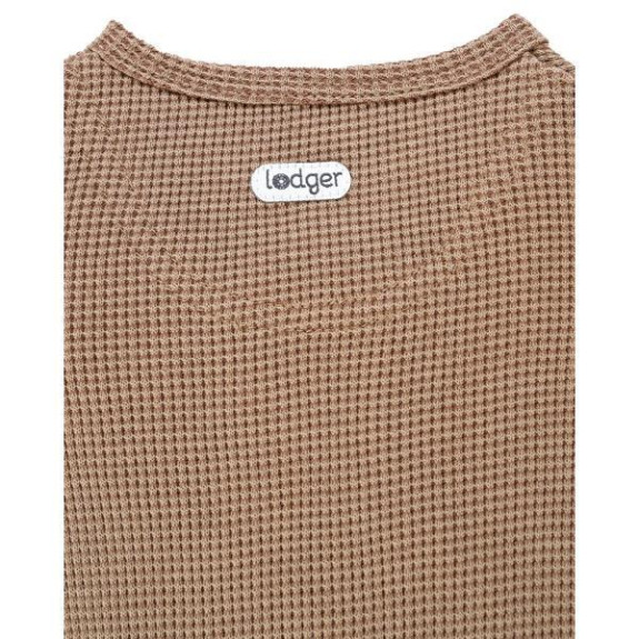 Hydrofilné zavinovacie body s dlhým rukávom Romper Ciumbelle LODGER Beige