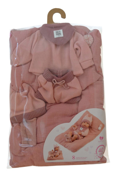 Obleček pre bábiku bábätko New Born veľkosti 40-42 cm s doplnkami Llorens