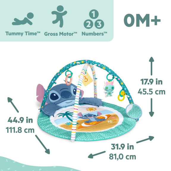 Deka na hranie pre rozvoj motoriky a zmyslov Stitch Party Paradise™ 0 m+ Disney baby