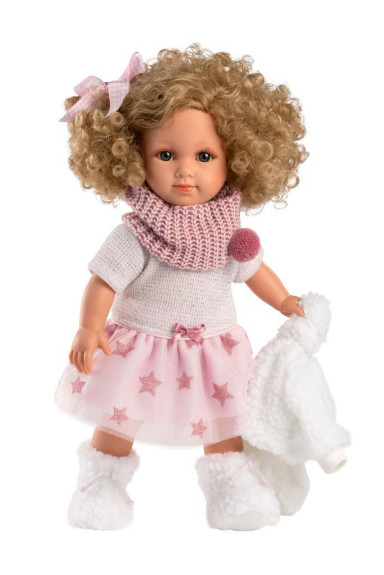 ELENA 53542 Llorens - realistická bábika s látkovým telom - 35 cm