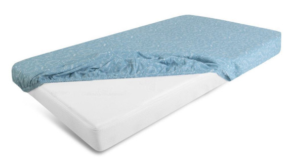 Mušelínové prestieradlo Dizajn s gumou 60 x 120 cm BabyMatex