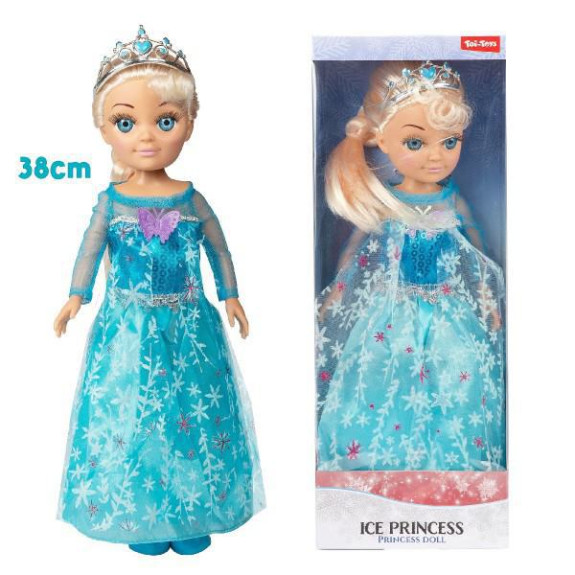 Bábika ľadová/zimná princezná 38 cm