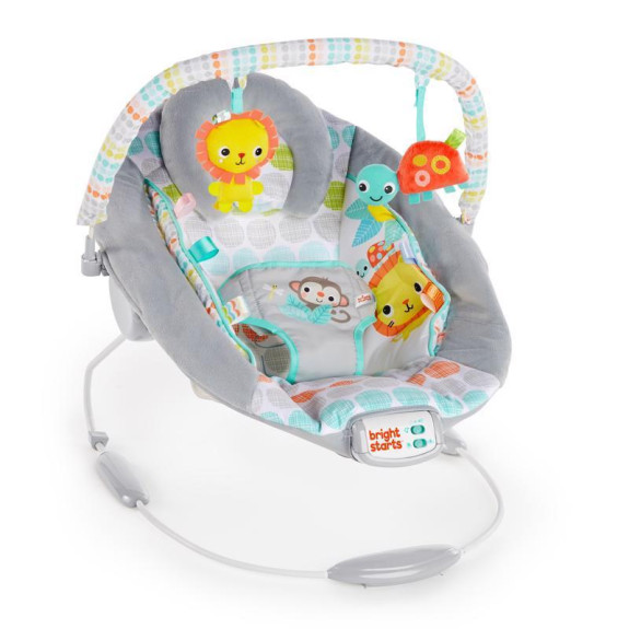 Lehátko vibrujúce s melódiou Whimsical Wild 0 m+ do 9 kg 2019 Bright Starts