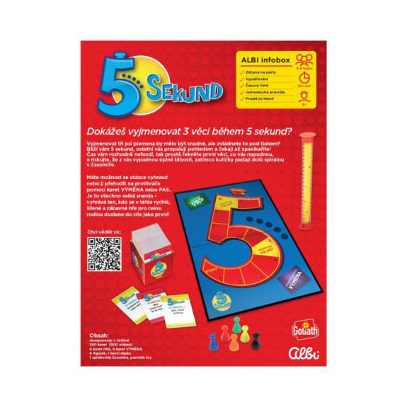5 sekúnd