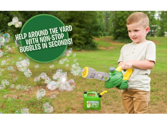 Detský bublifukový fúkač lístia John Deere Kids