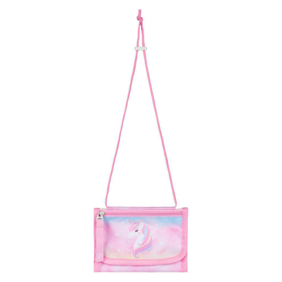 Set 5 Zippy Plus Rainbow Unicorn: aktovka, peračník, sáčok, zástera, peňaženka Baagl