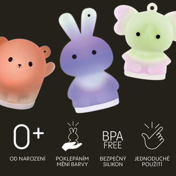 Silikónové závesné LED svetielko Zopa