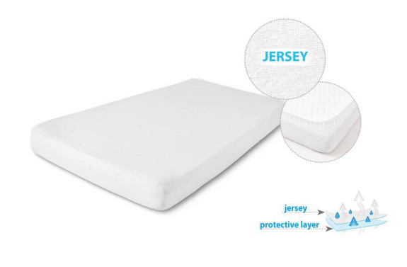 Nepremokavé prestieradlo jersey 60 x 120 cm Babymatex