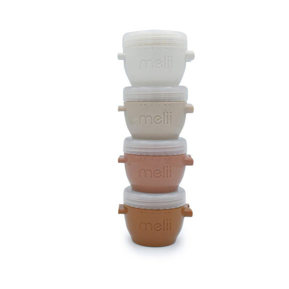 Tégliky na potraviny Snap&Go 118 ml - 4 ks Melii