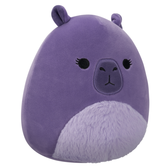 Squishmallows Fialová kapybara - Debra, 13 cm
