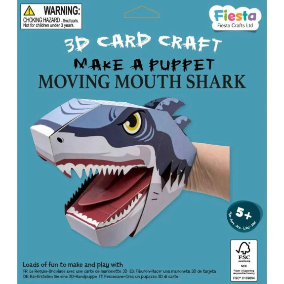 Kreatívna súprava 3D bábka Žralok Fiesta Crafts